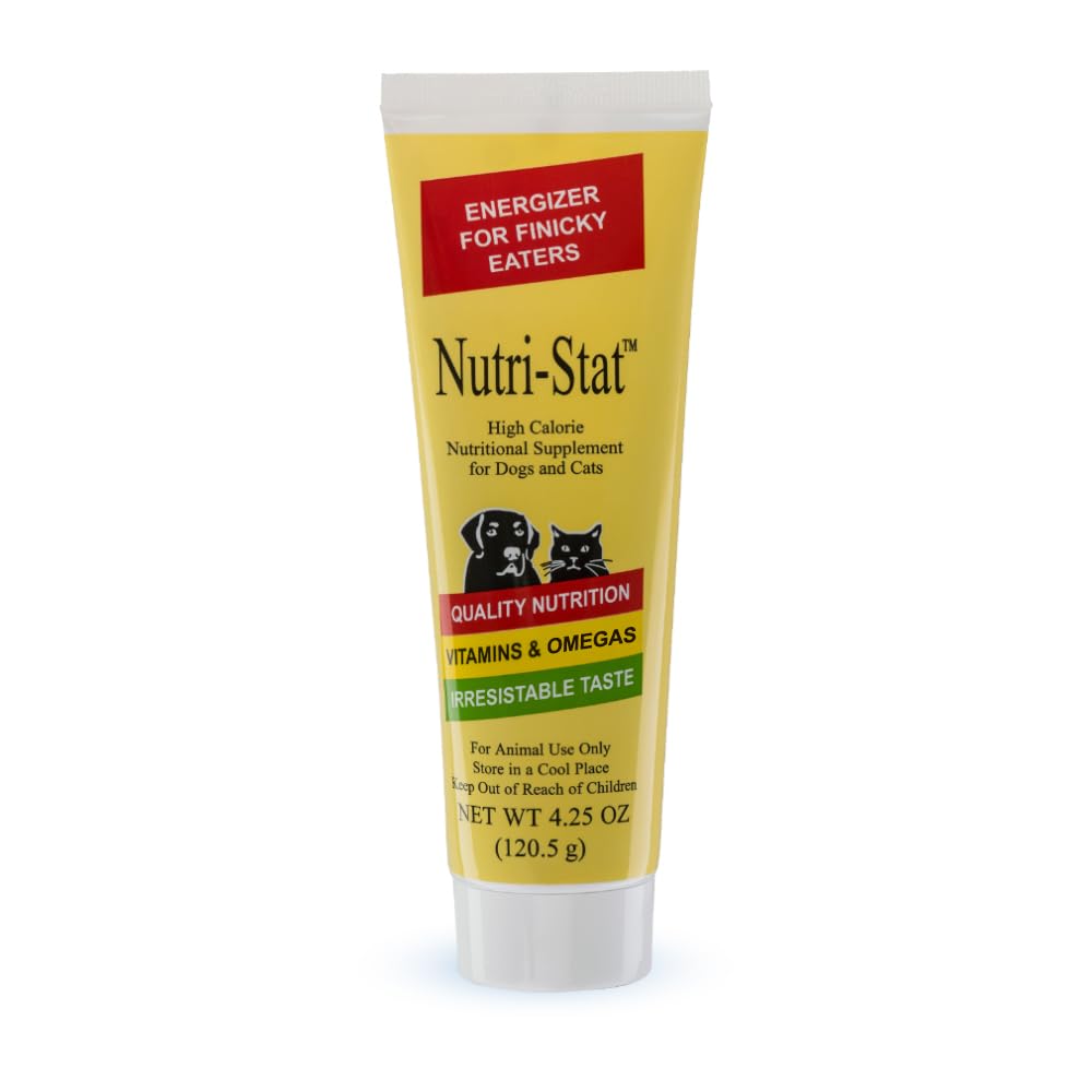 Tomlyn Nutri-Stat high-calorie gel front label promotes easy energy support for pets