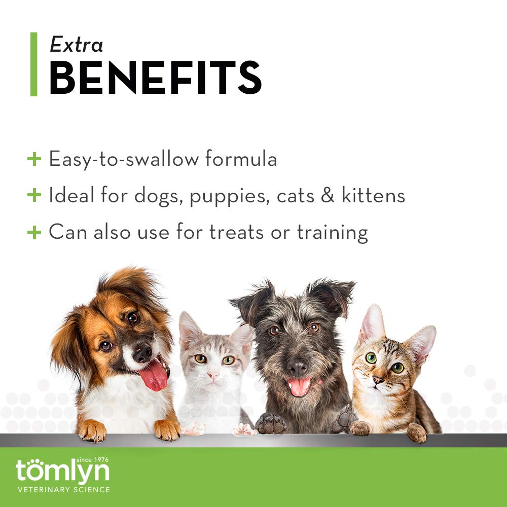 Tomlyn Pill-Masker supports multi-pet households with bacon flavor.