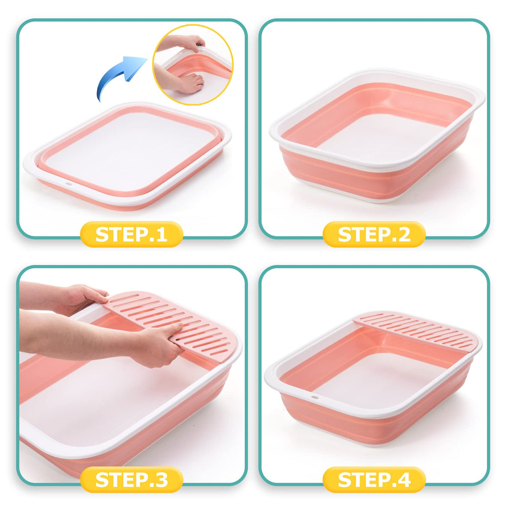 TomteNisse included litter scoop pink enables quick, tidy cleanup.