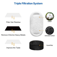 Tomxcute activated carbon layer minimizes odors in water