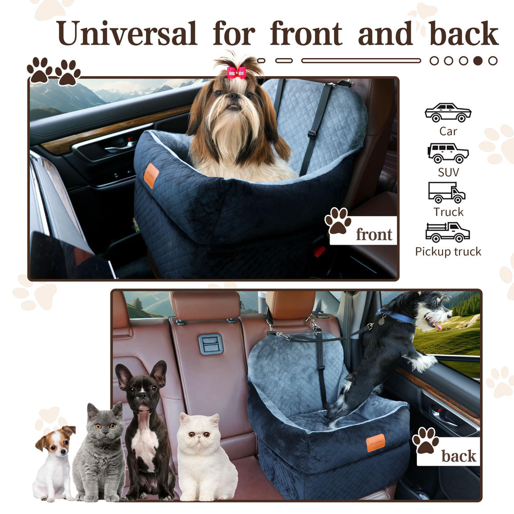 Tomyanner booster seat demonstrates quick, three-step installation inside a vehicle.
