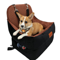 Tomyanner dog booster seat elevates your pet for an elevated car view.