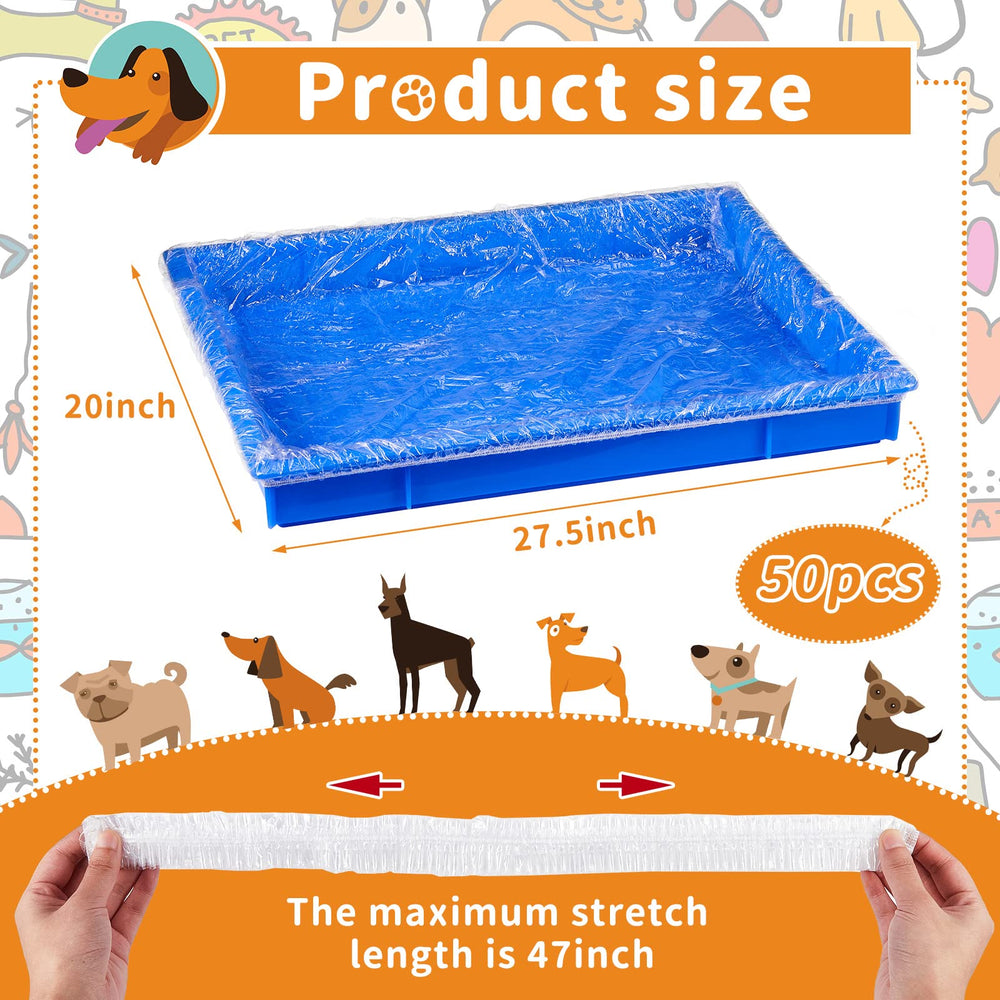 Tondiamo disposable hamster tray liner in clear plastic for quick cleanups.