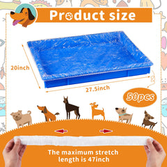 Tondiamo disposable hamster tray liner in clear plastic for quick cleanups.