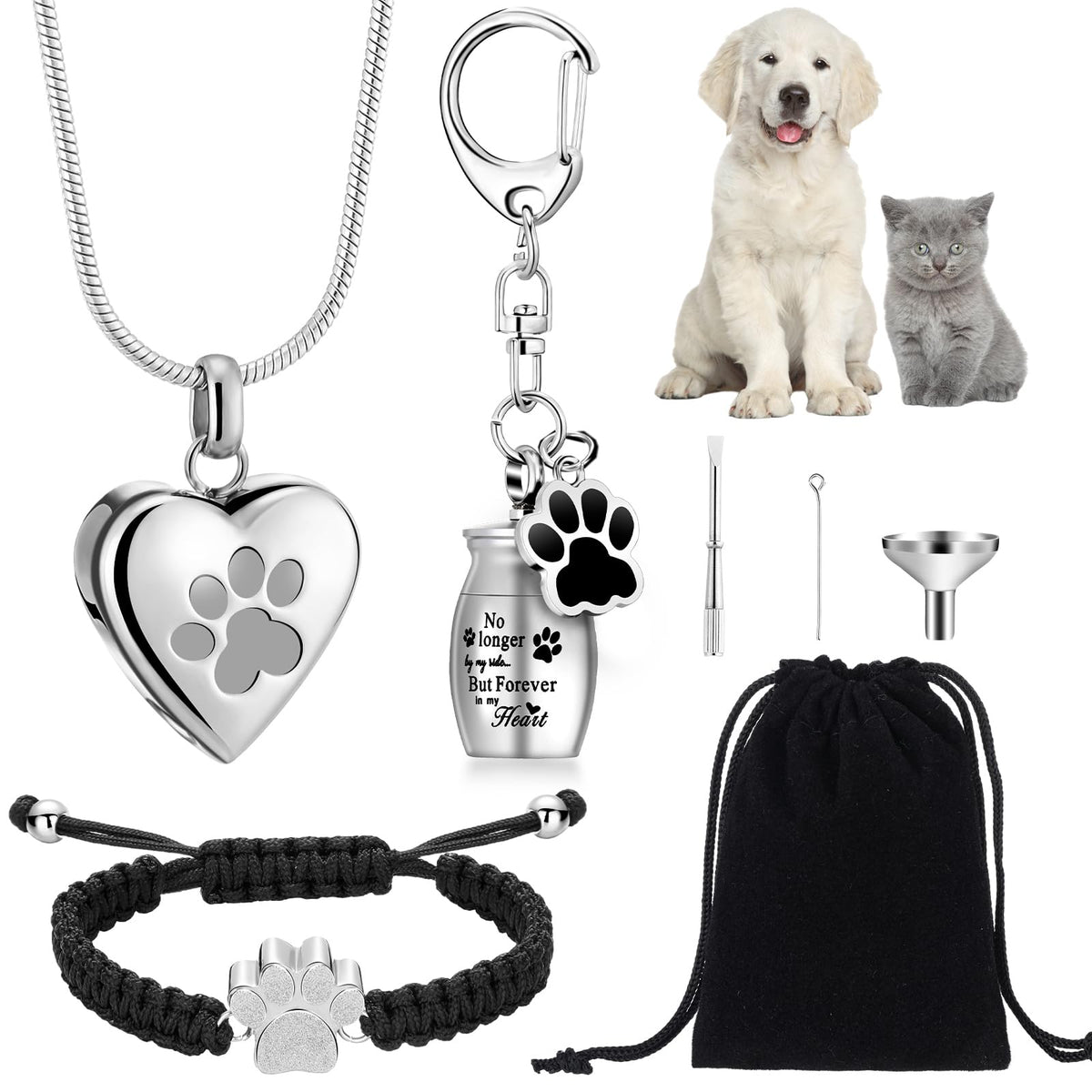 Tondiamo dog ashes keychain, a portable keepsake to remember your dog.