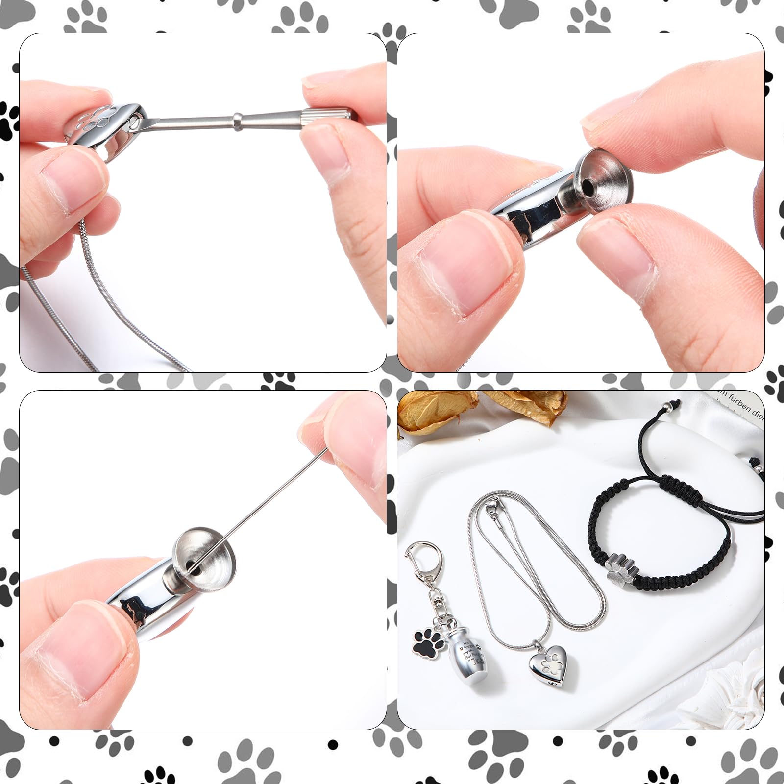 Tondiamo paw print bracelet, a daily wearable memorial.