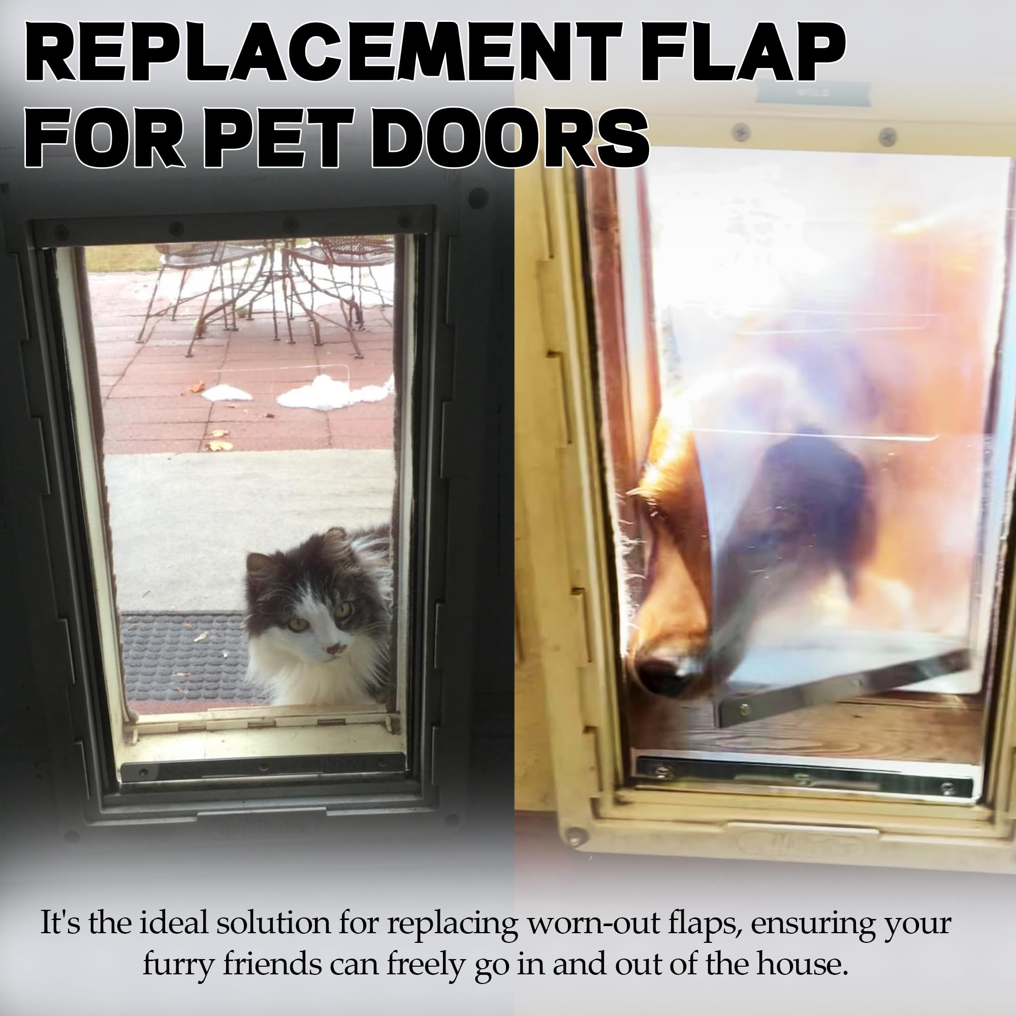 TonGass easy-install flap simplifies replacement with standard screws