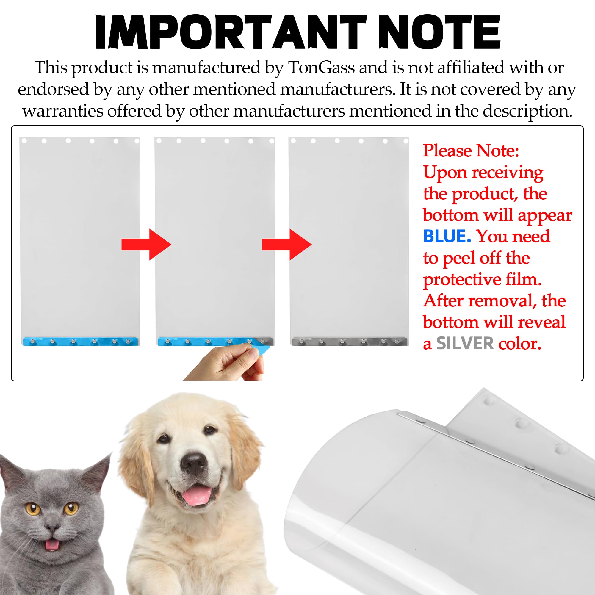 TonGass flap-only packaging for simple, cost-effective replacement