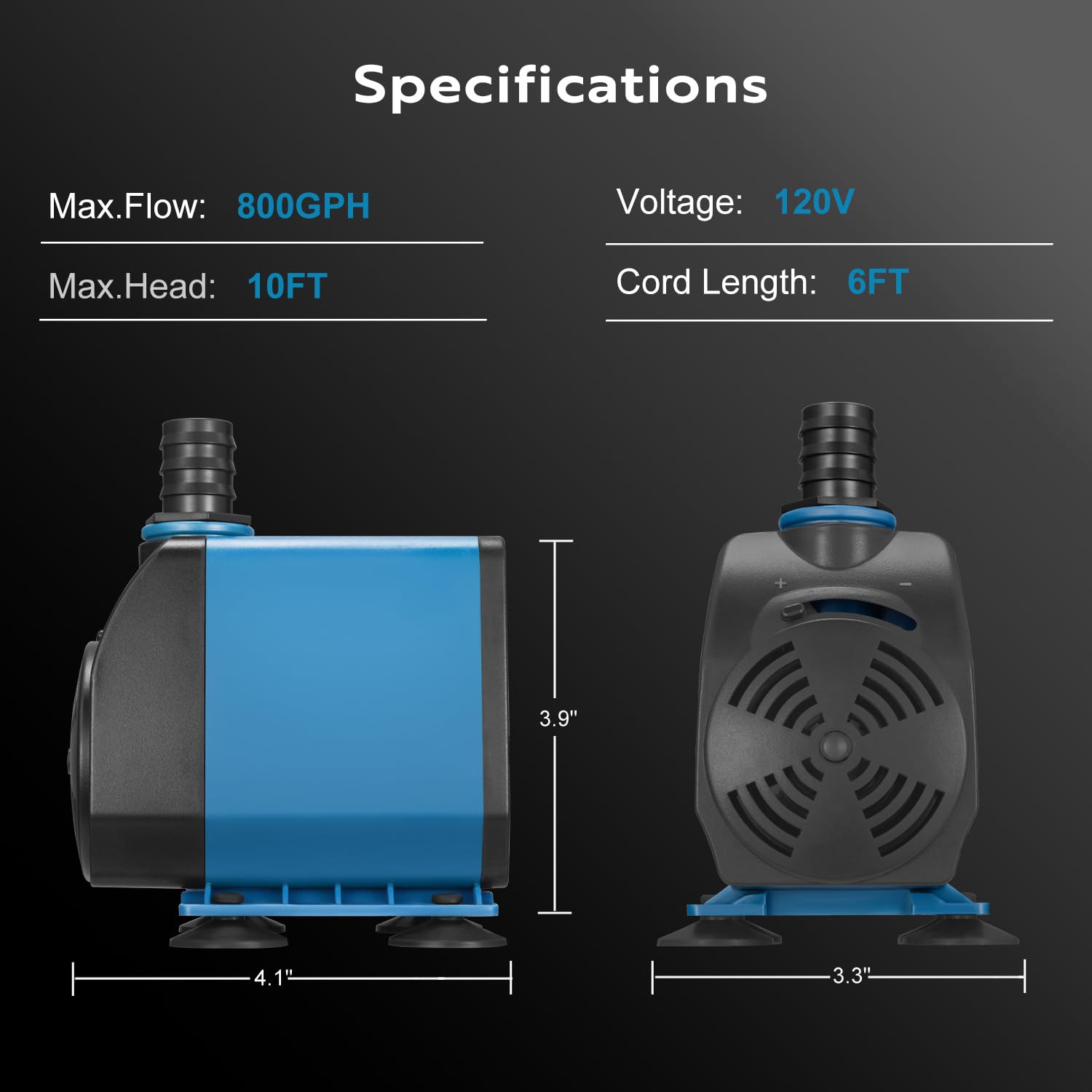 Tongchant 1/2in nozzle for compact water features.