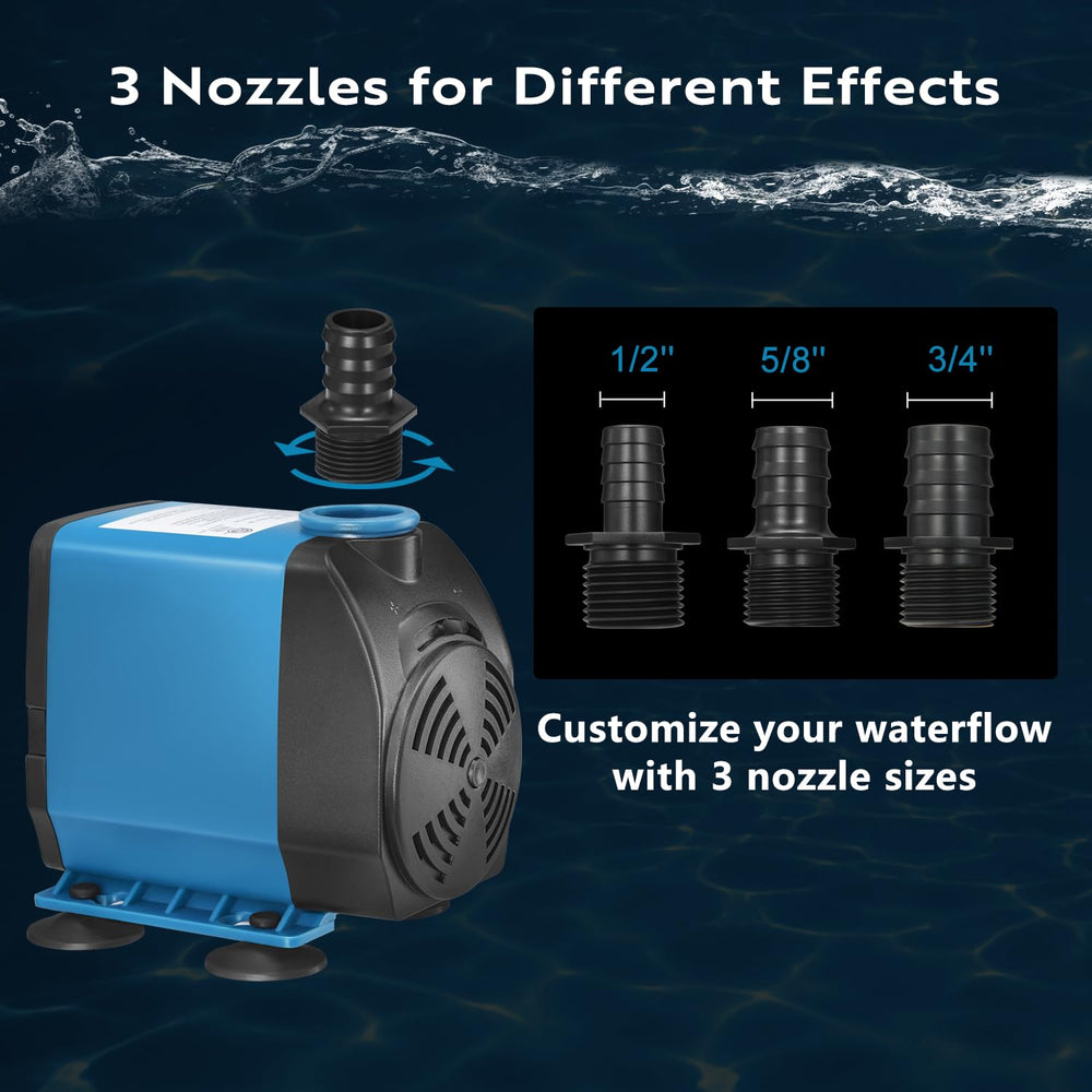 Tongchant 3/4in nozzle for versatile effects.