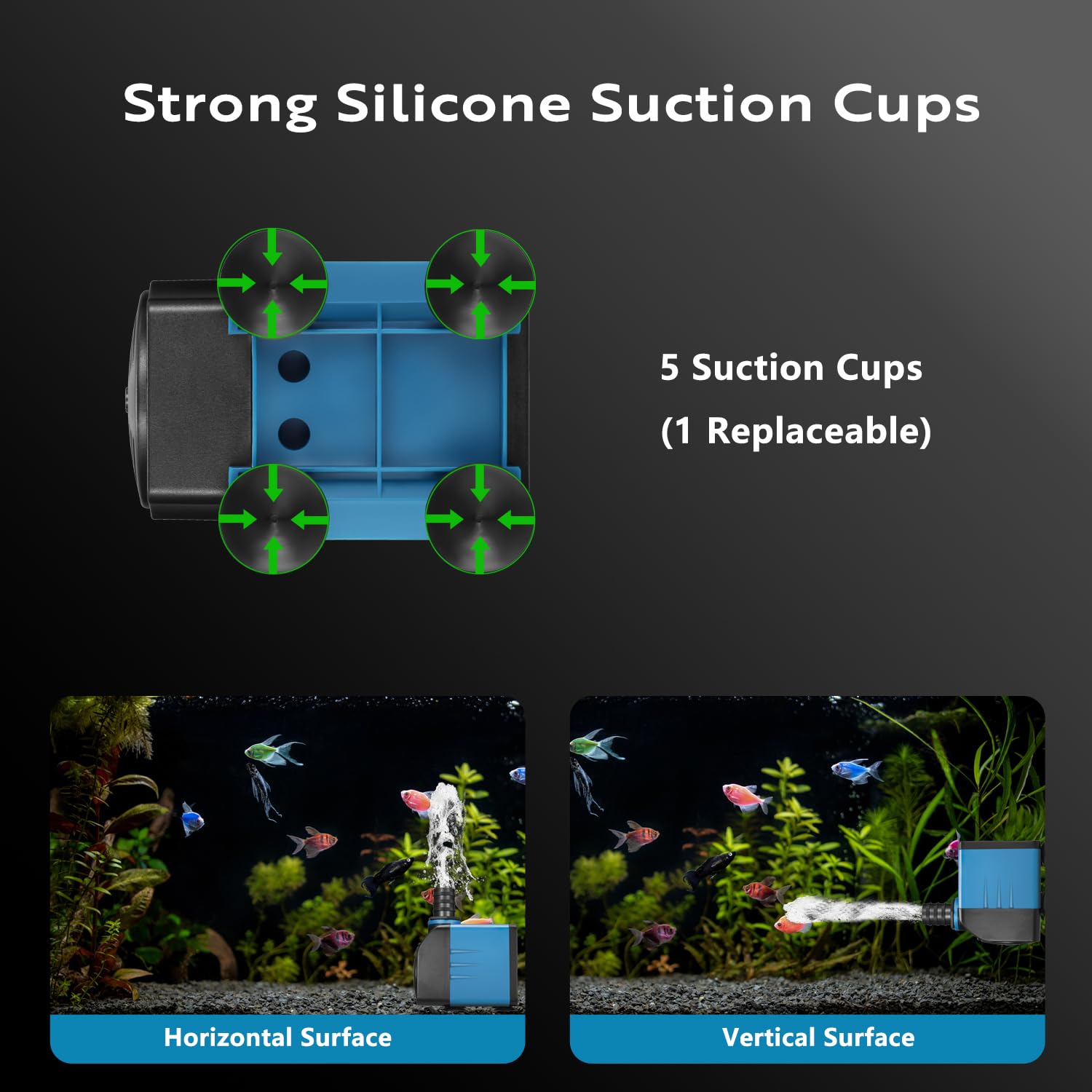 Quiet, durable TONGCHANT motor with stainless steel shaft
