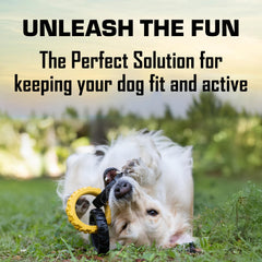 Tonka durable dog toy endures vigorous tugging for medium and large breeds.