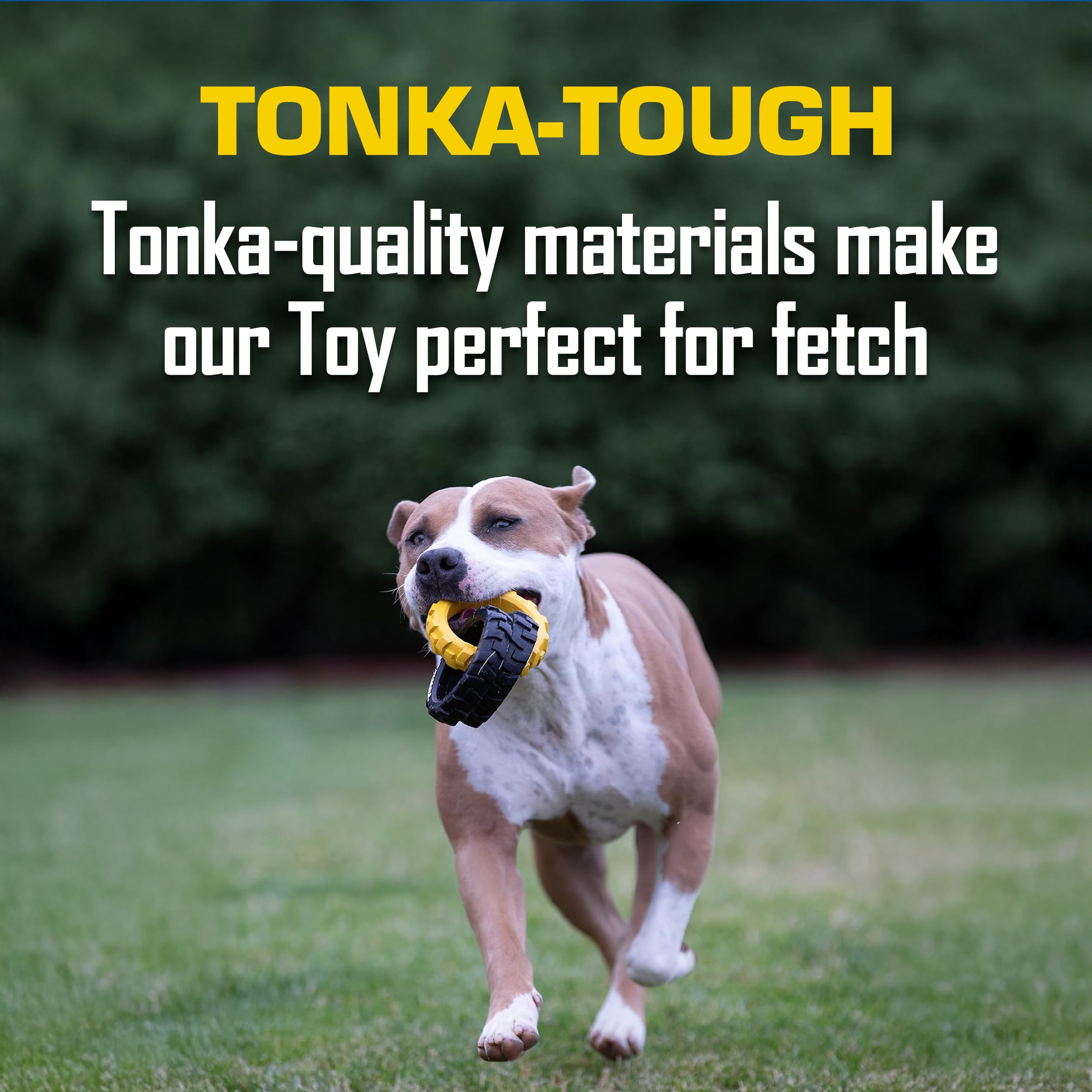 Tonka weather-resistant toy ready for lake, beach, or poolside use.
