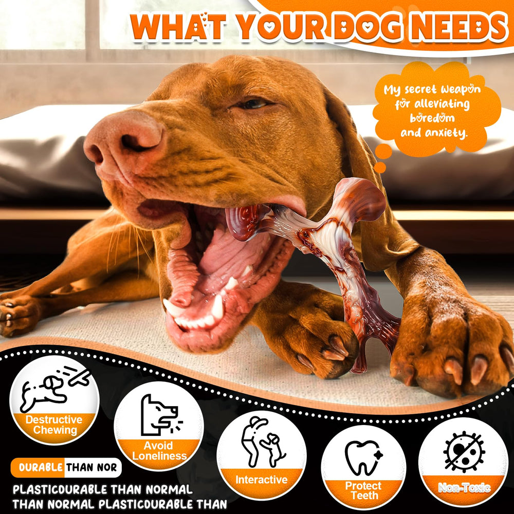 TonyEst textured nylon chew improves grip and promotes satisfying surface for chewing sessions.