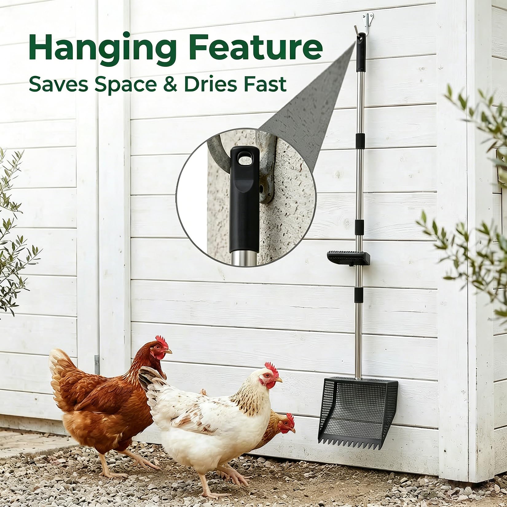 TOOGE easy-clean after-poultry tool for quick rinsing and storage