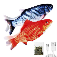 TOOGE floppy fish toy 9-inch enhances indoor play for curious cats