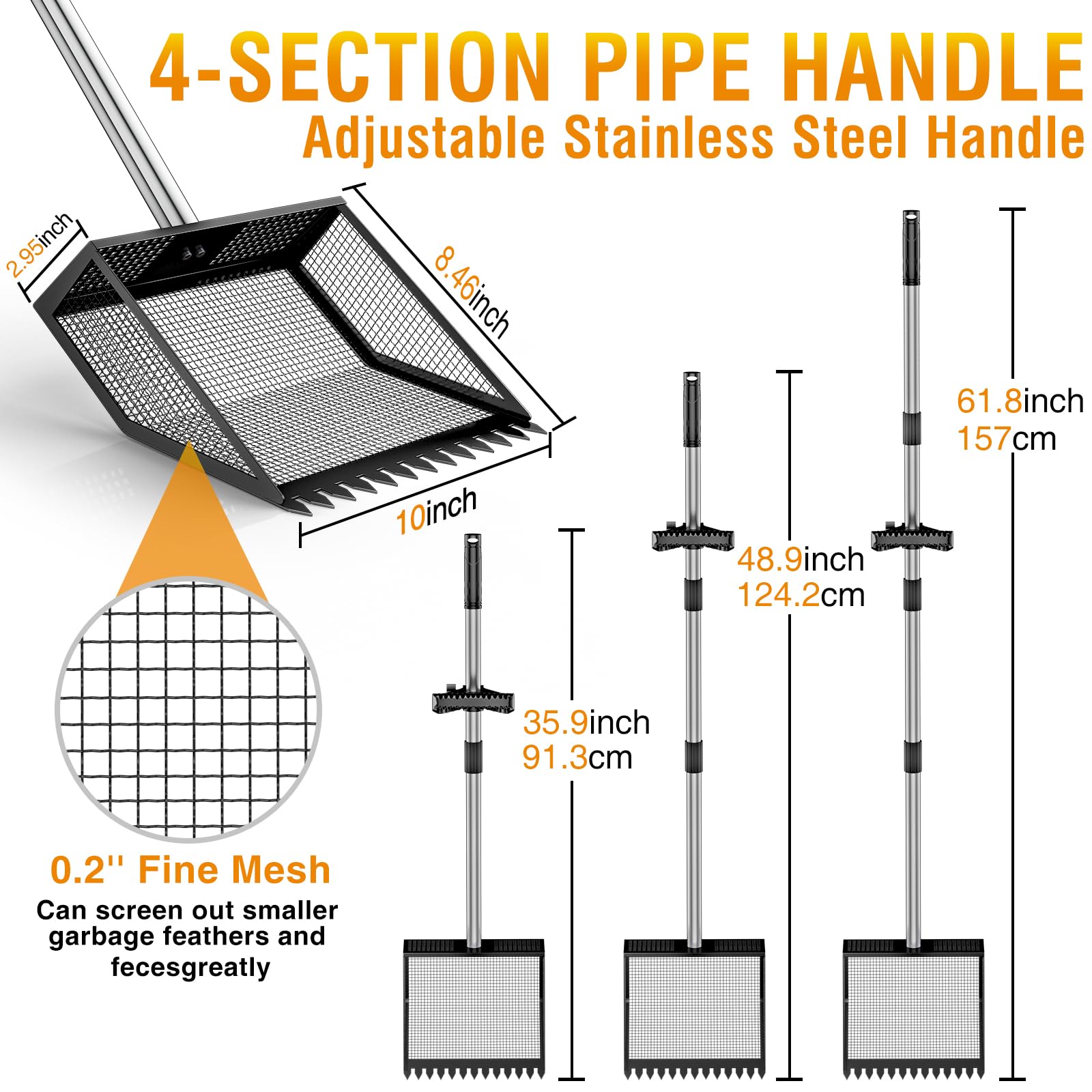 TOOGE large-capacity scoop speeds up cleaning large areas