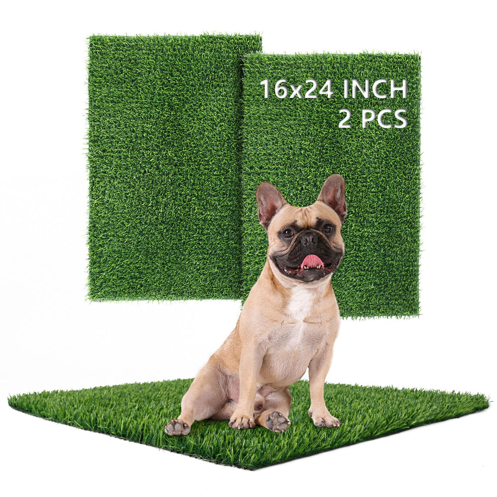 TOOKOO dog grass pad potty-16x24 aids indoor potty training.