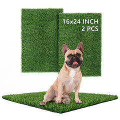 TOOKOO dog grass pad potty-16x24 aids indoor potty training.