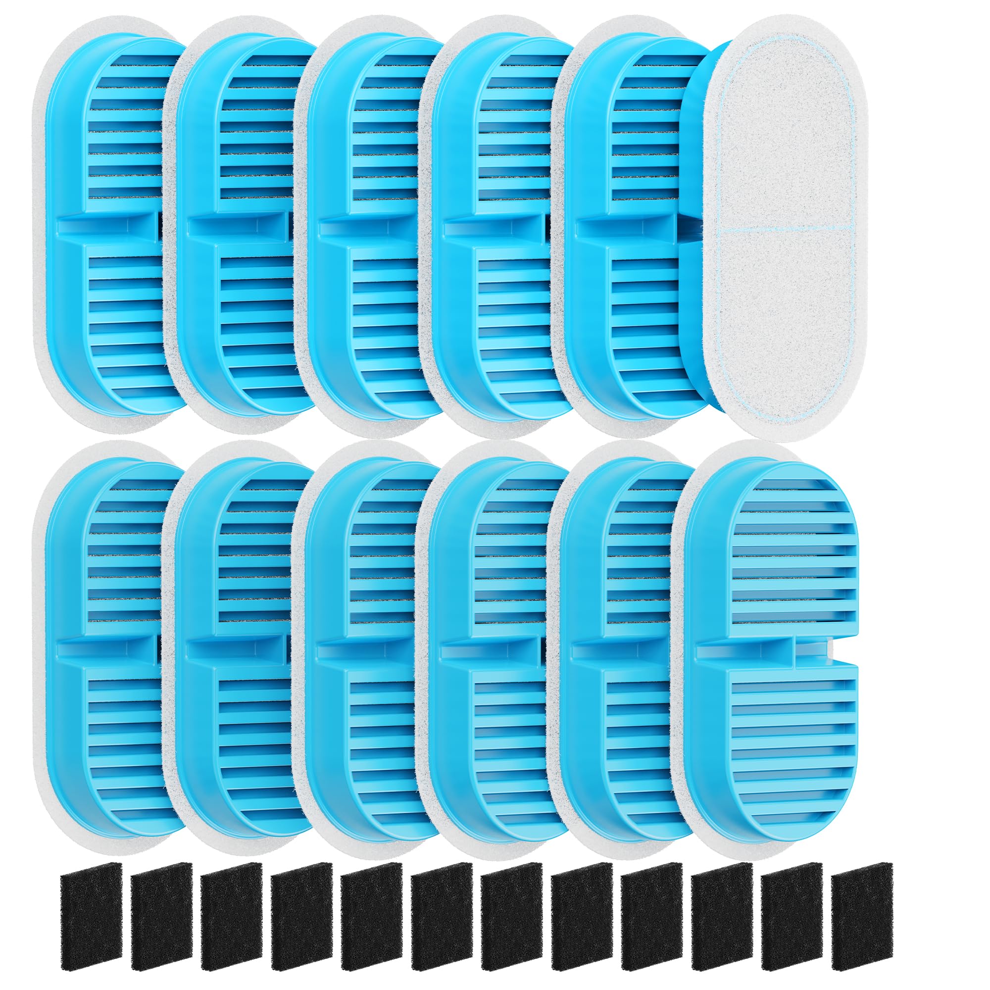 TOONIOOS cat filter set for W2 fountain: 24-filter pack keeps water fresh and odor-free.