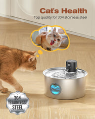 TOONIOOS fountain filter system demonstrates multi-layer filtration for clean water.