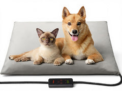 Toozey Large Heated Pet Mat front view showing warm space for dogs and cats