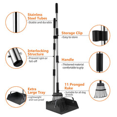 Toozey long-handle pooper scooper keeps you upright during yard cleanup