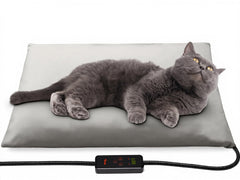 Toozey small pet heating pad top view shows cozy warmth on cold floors.