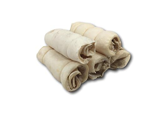 Top Dog Chews beef cheek roll textured surface for added chewing interest.