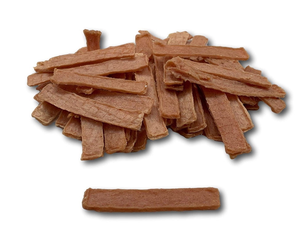Top Dog Chews low-fat turkey tendon chew offers a lean snack for active dogs