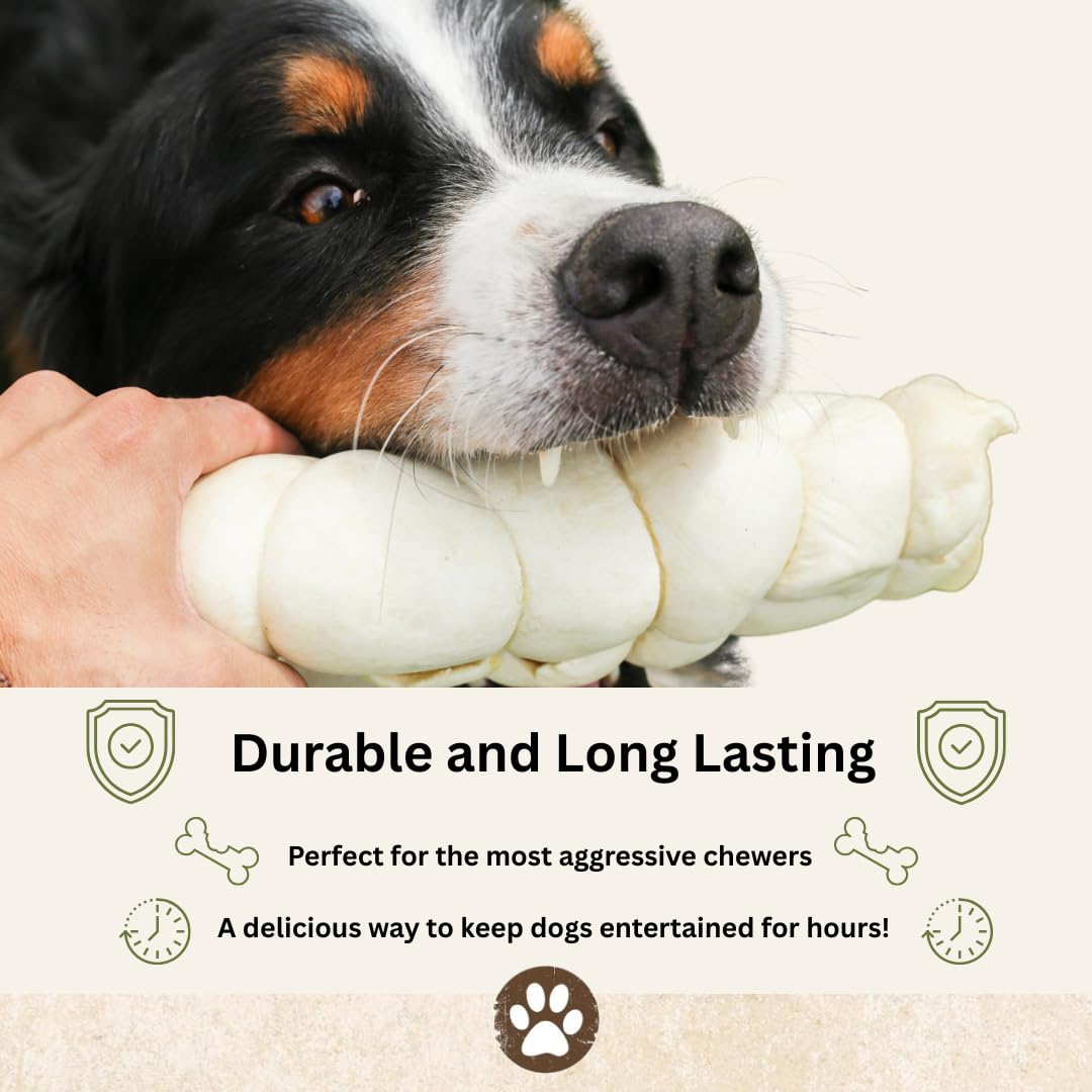 Top Dog Chews label highlights rawhide-free safety as a chew alternative.