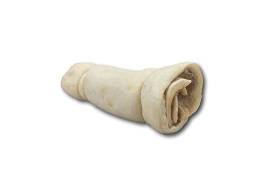 Top Dog Chews roasted beef cheek roll natural ingredients label visible.