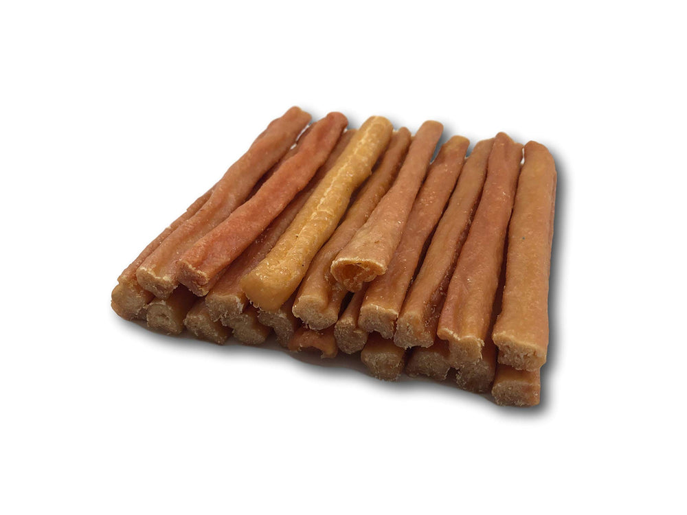 Top Dog Chews turkey tendon round soft pack shot, single-ingredient treat.