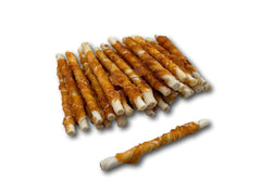 Top Dog Chews varied sizes image; suitable for small to large breeds.