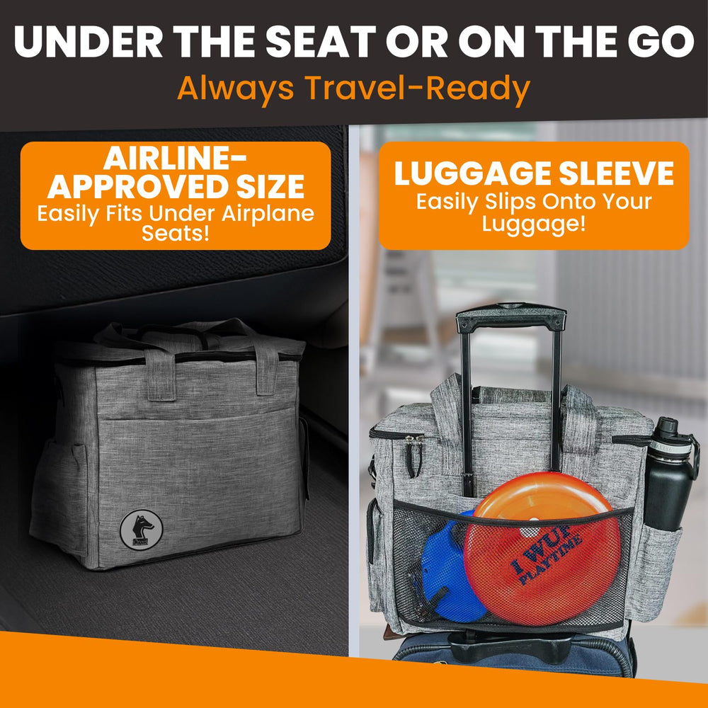 Top Dog Pet Gear bag includes a mesh pocket for essentials.