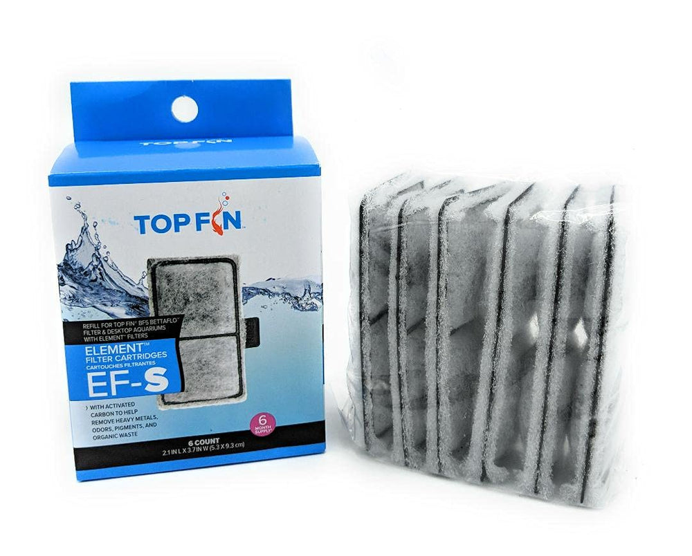 Top Fin EF-S cartridge in tank ensuring clear water and steady flow
