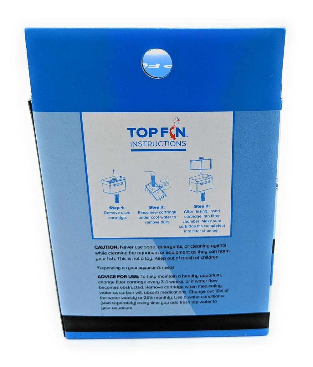 Top Fin EF-S cartridge ready for setup in a hobbyist fish tank