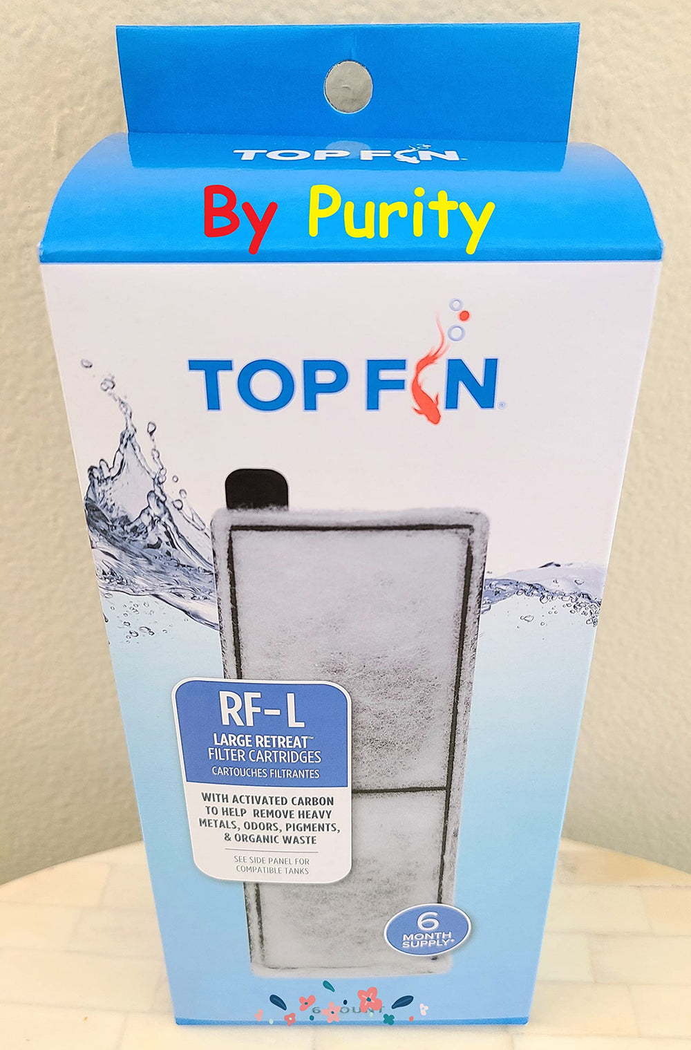 Top Fin Retreat RF-L filter in use shows consistent filtration against debris.