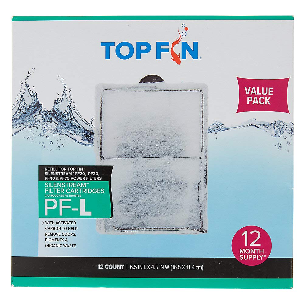 Top Fin Silenstream Large PF-L refill pack, easy replacement for maintaining water clarity.