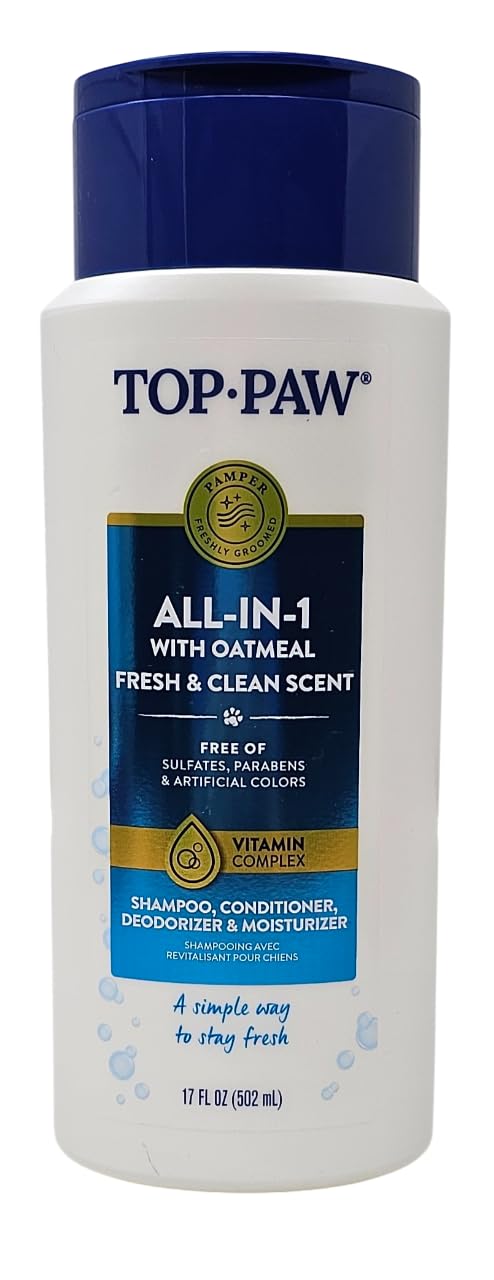 Top Paw fresh scent after wash offers a spa-like experience.