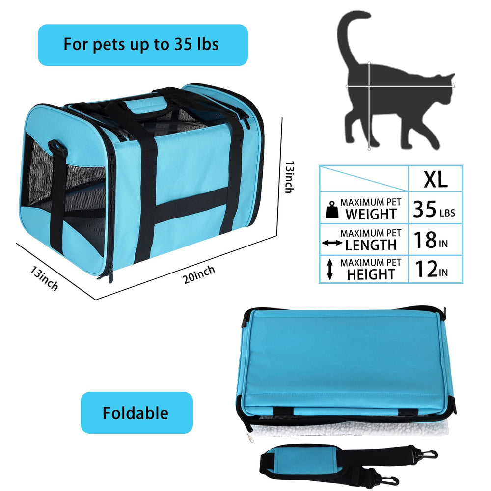 Top Tasta airline-approved pet carrier designed for convenient in-cabin use