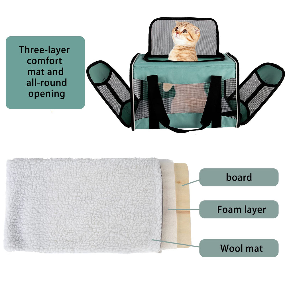 Top tasta cat carrier mesh sides for better airflow