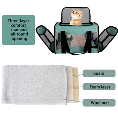 Top tasta cat carrier mesh sides for better airflow