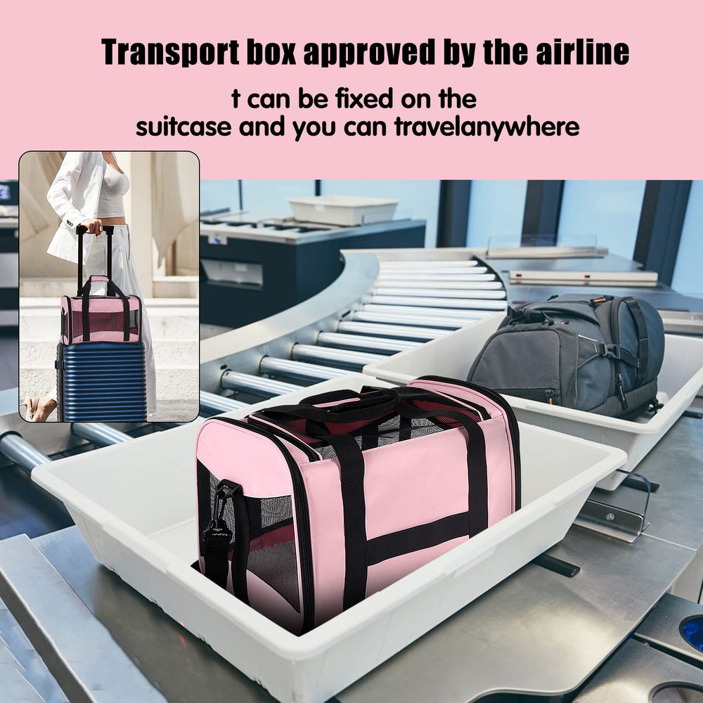 Top Tasta cat-dog carrier with safe zippers and dual entrances.