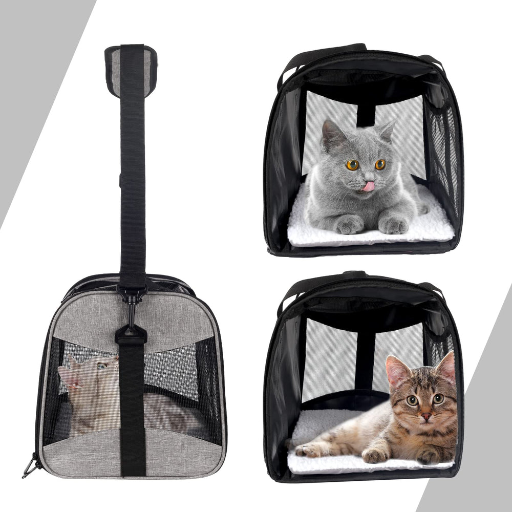Top Tasta collapsible travel bag folds flat for compact storage.