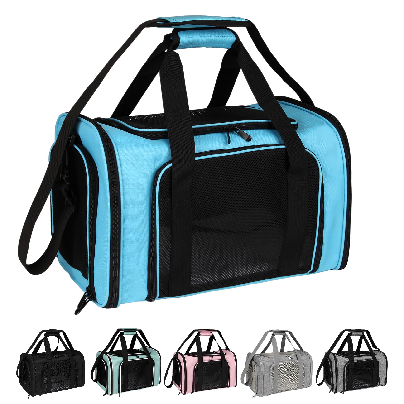 Top Tasta dog-cat carrier with scratch-resistant material for durable use.