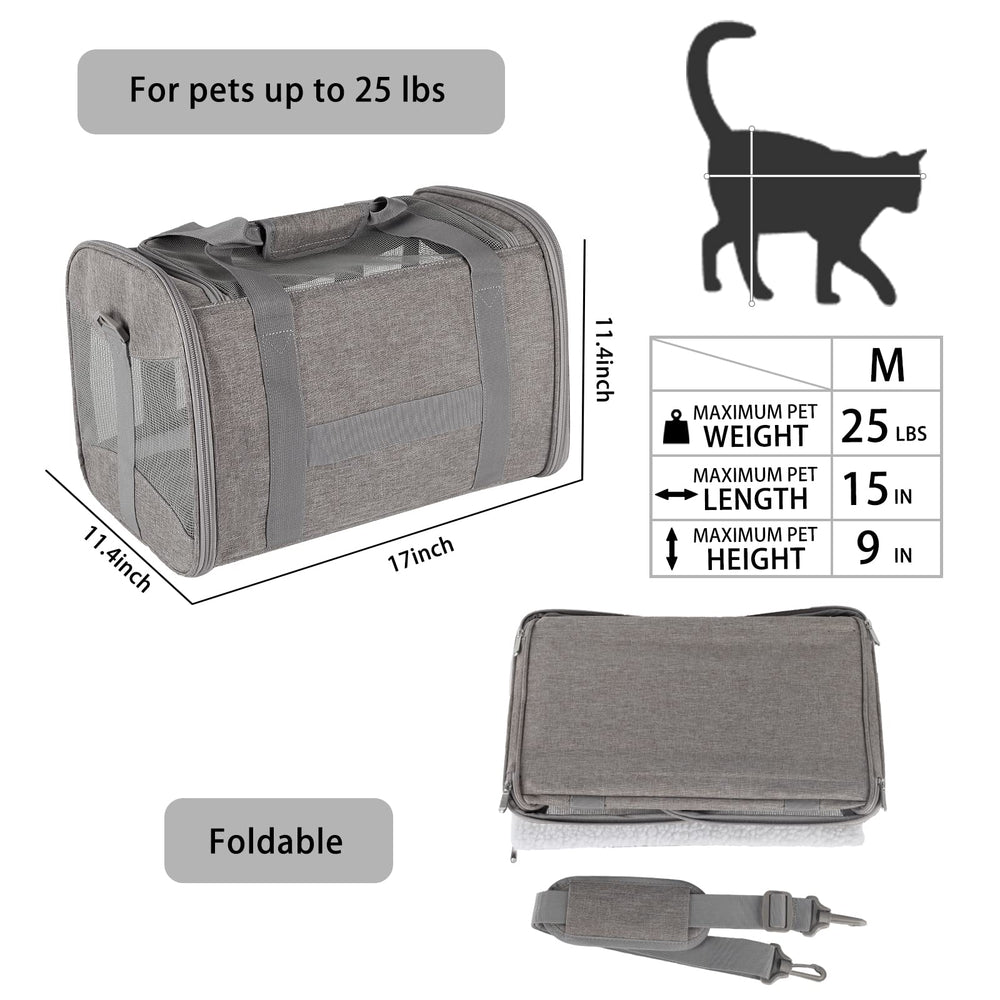Top Tasta pet carrier with breathable mesh panels for steady airflow.