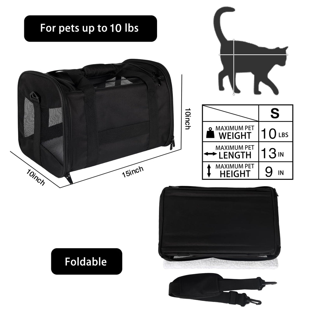 Top tasta pet travel carrier collapsible design for easy storage