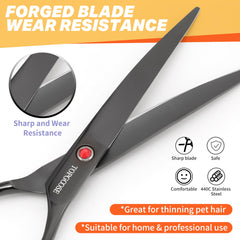 TOPGOOSE silenced-handle design reduces pet anxiety during trimming.