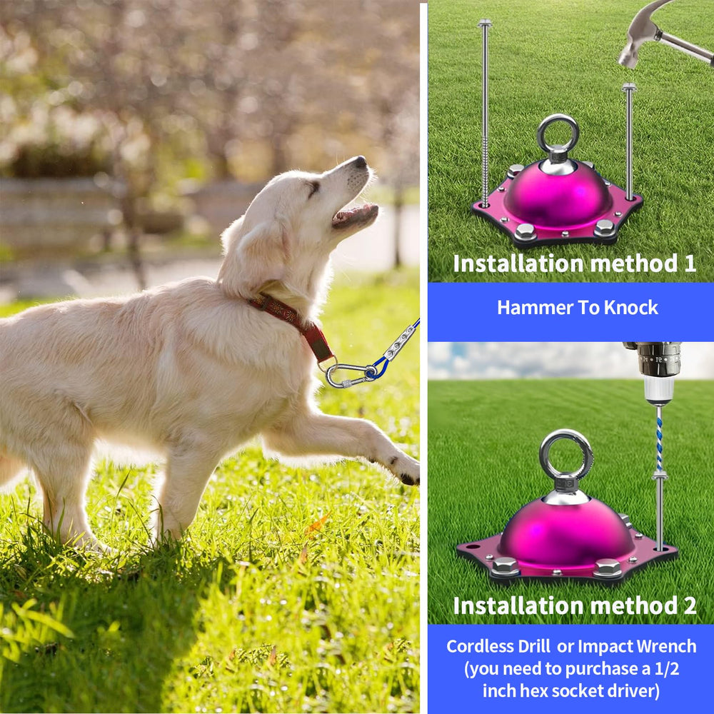TOPKNOT rotating base ring reduces tangles during movement